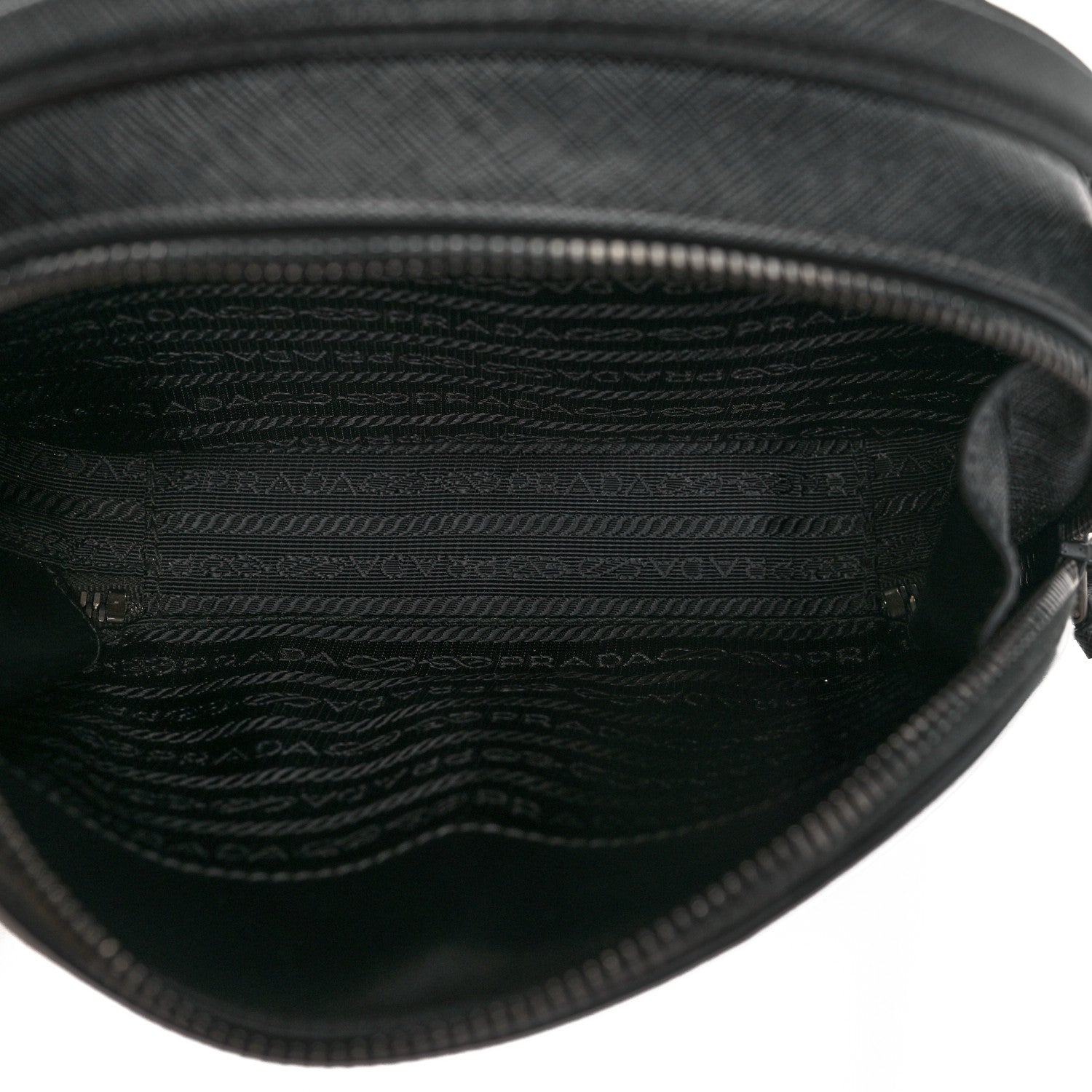 Prada Saffiano Lux Odette Crossbody Black 5 of 10