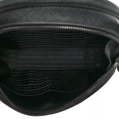 Prada Saffiano Lux Odette Crossbody Black 5 of 10