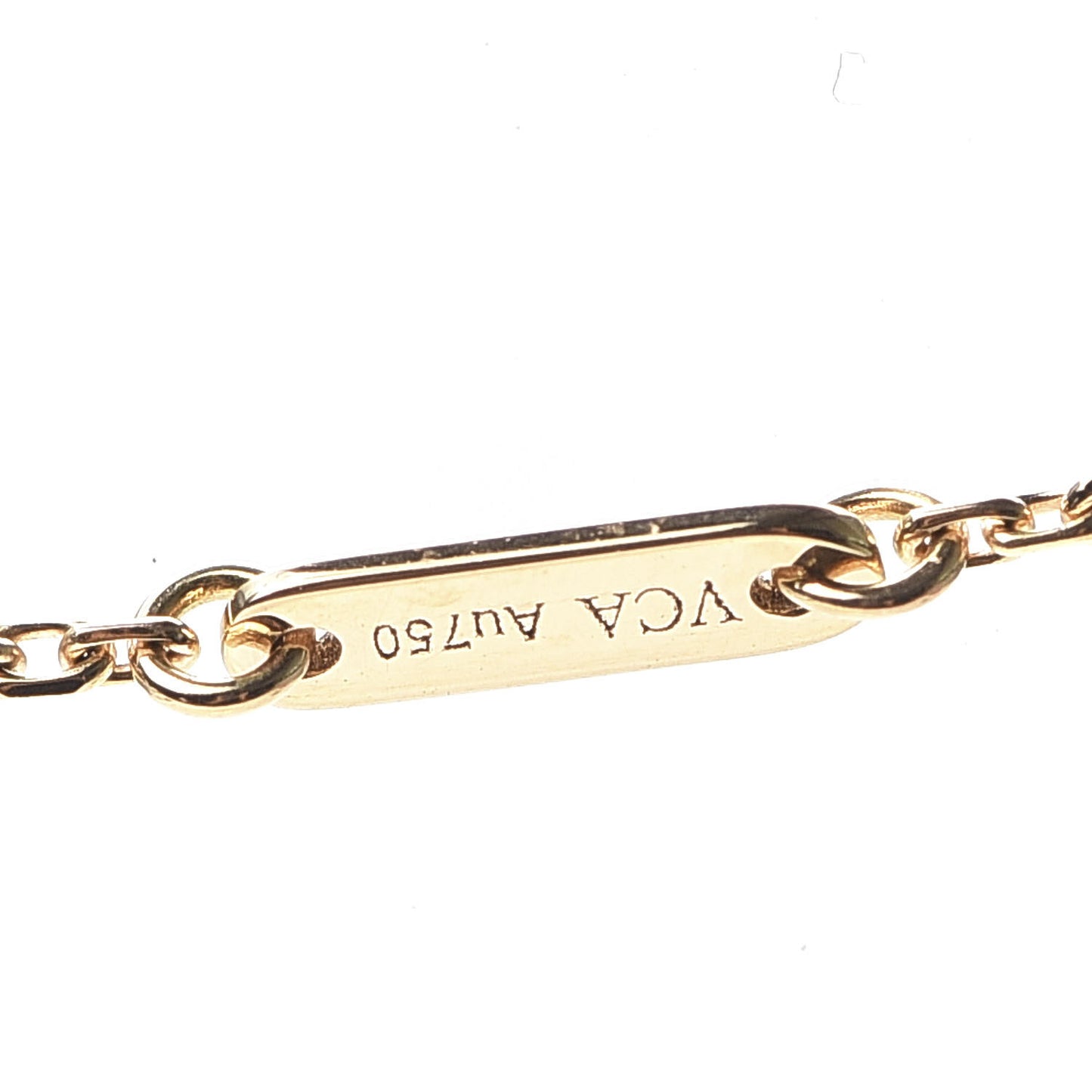 18K Rose Gold Carnelian Sweet Alhambra Pendant Necklace