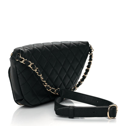 Chanel Caviar Quilted Business Affinity Waist Belt Bag Black 3 of 10