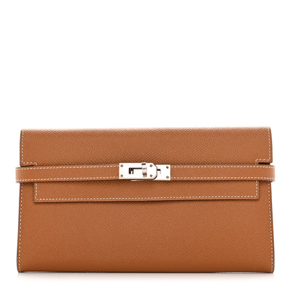 Hermes Epsom Kelly Longue Wallet Gold 1 of 8