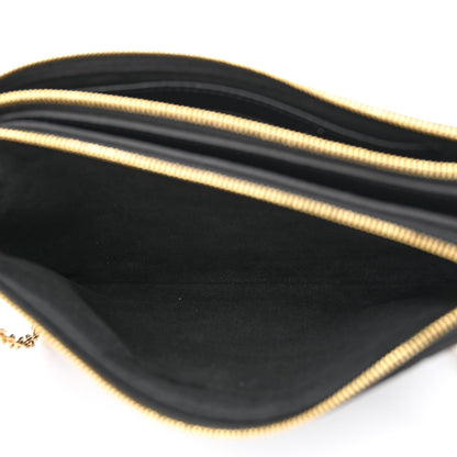 Louis Vuitton Empreinte Double Zip Pochette Black 7 of 14