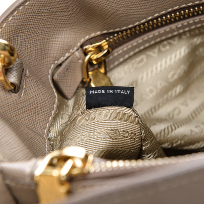 Prada Saffiano Lux Small Tote Argilla 7 of 12