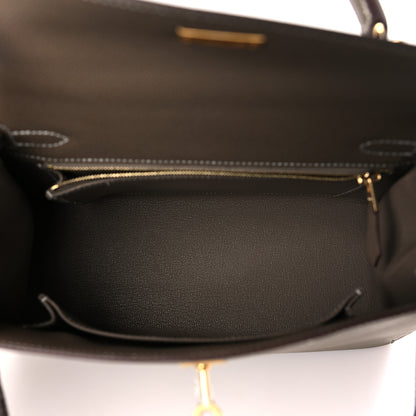 Hermes Epsom Kelly Sellier 25 Etoupe 5 of 9