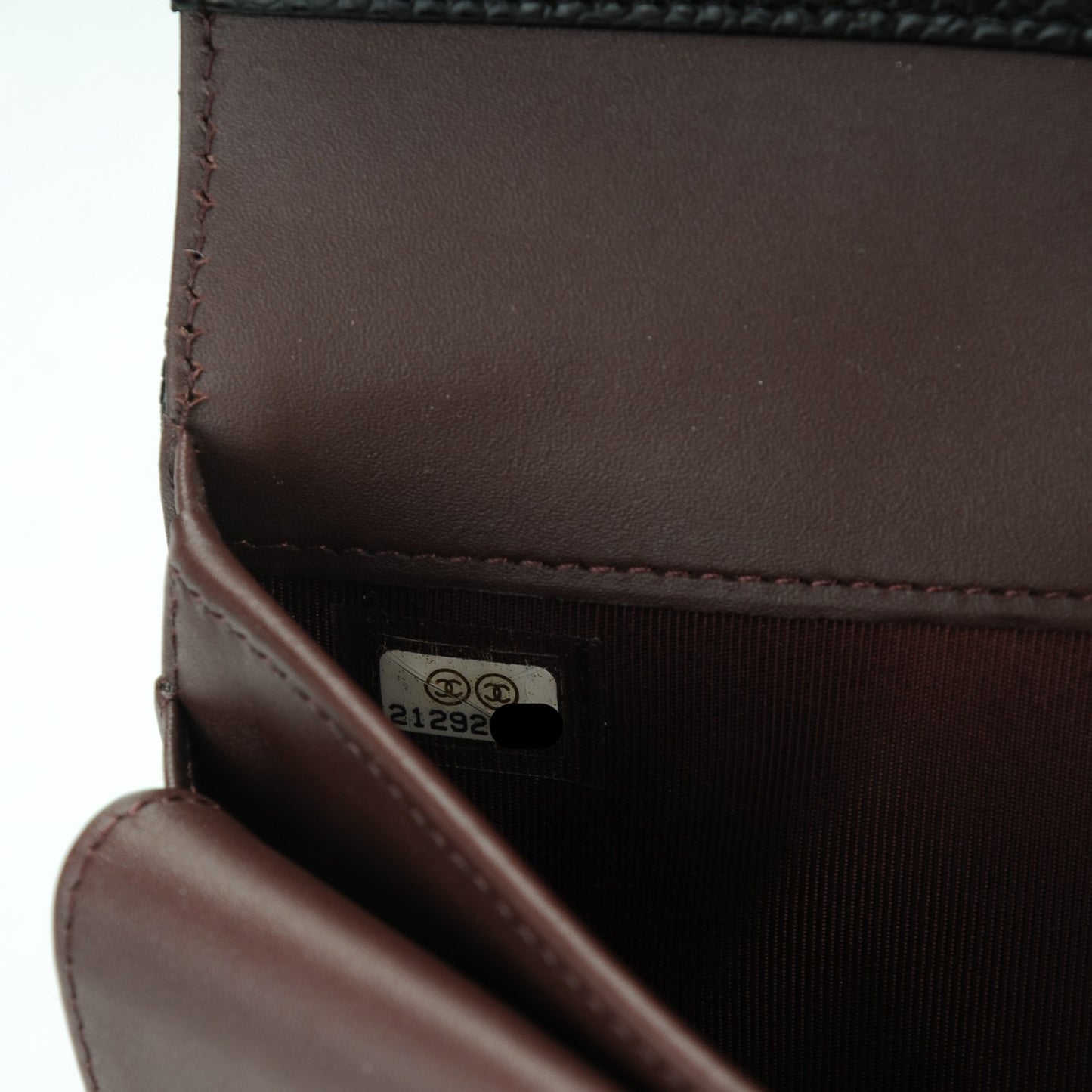 Caviar Quilted Large Flap Wallet Black