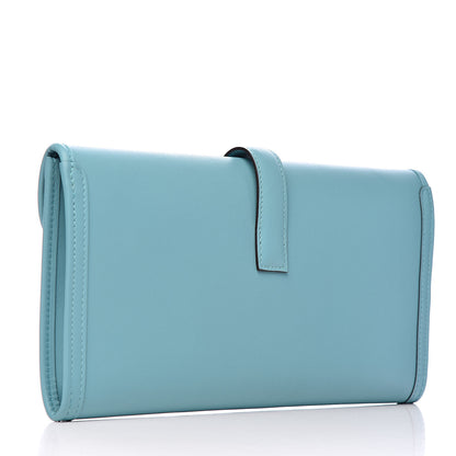 Hermes Swift Jige Elan 29 Clutch Bleu Saint Cyr 3 of 7