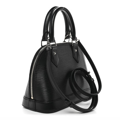 Louis Vuitton Epi Alma BB Black 3 of 10