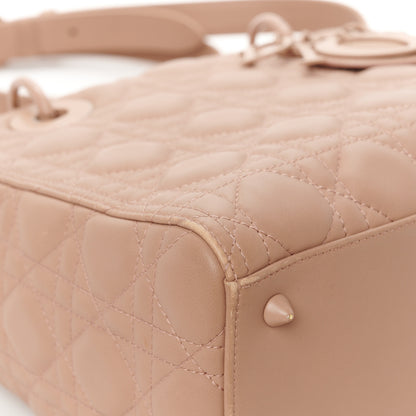 Christian Dior Ultra Matte Calfskin Cannage Medium Lady Dior Beige 16 of 16