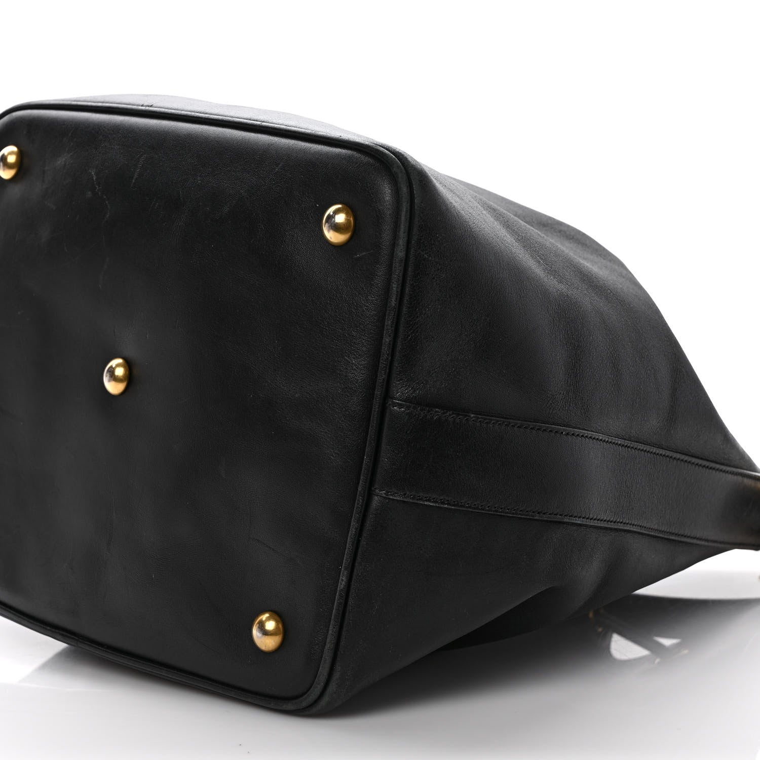 Saint Laurent Calfskin Large Emmanuelle Bucket Bag Black 9 of 17