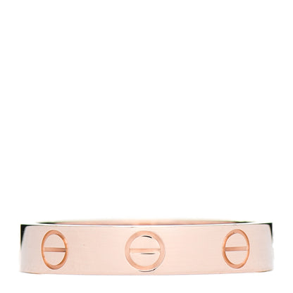 Cartier 18K Pink Gold 3.5mm LOVE Wedding Band Ring 52 6 1 of 5