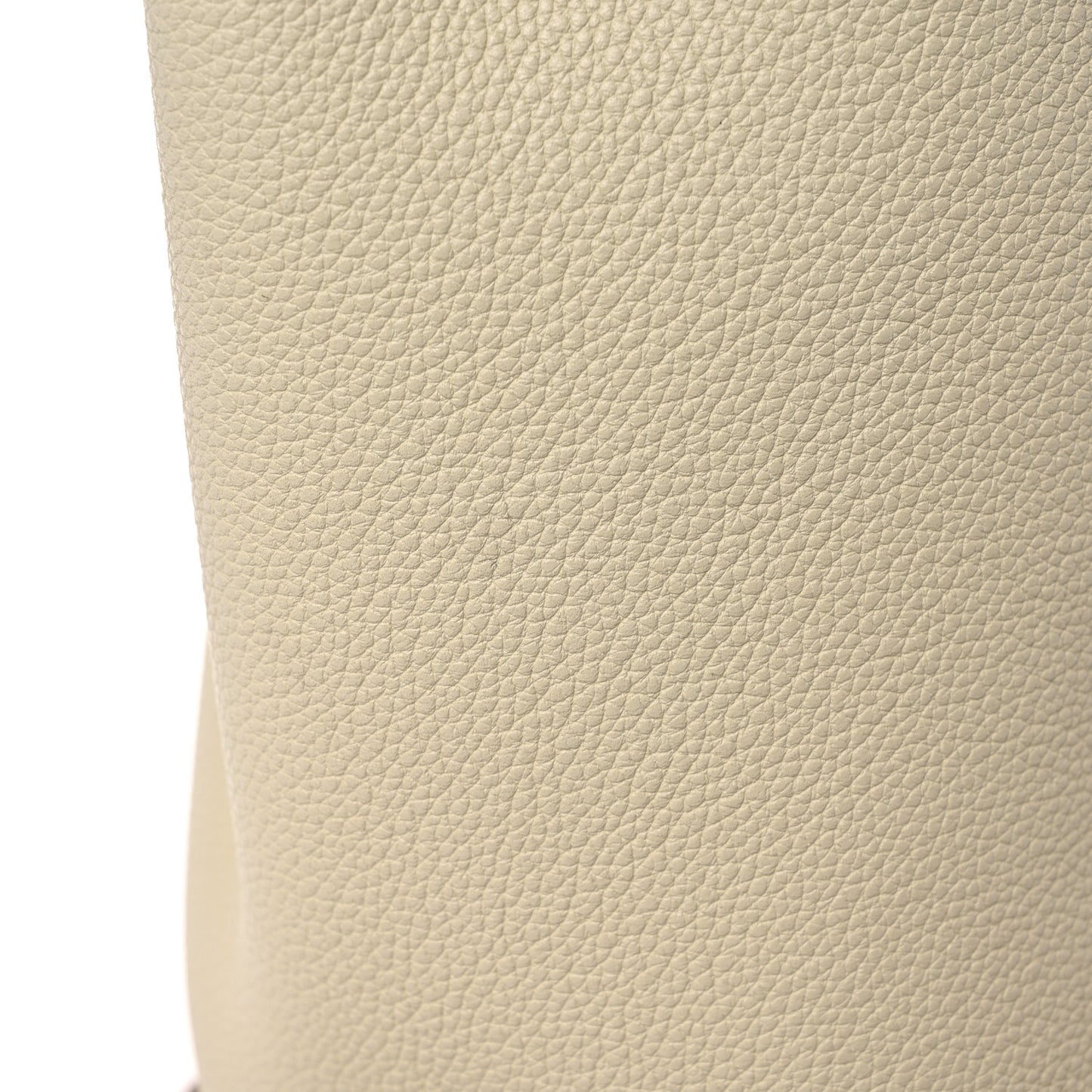 Soft Grained Calfskin Small Belt Cabas Phantom Chalk