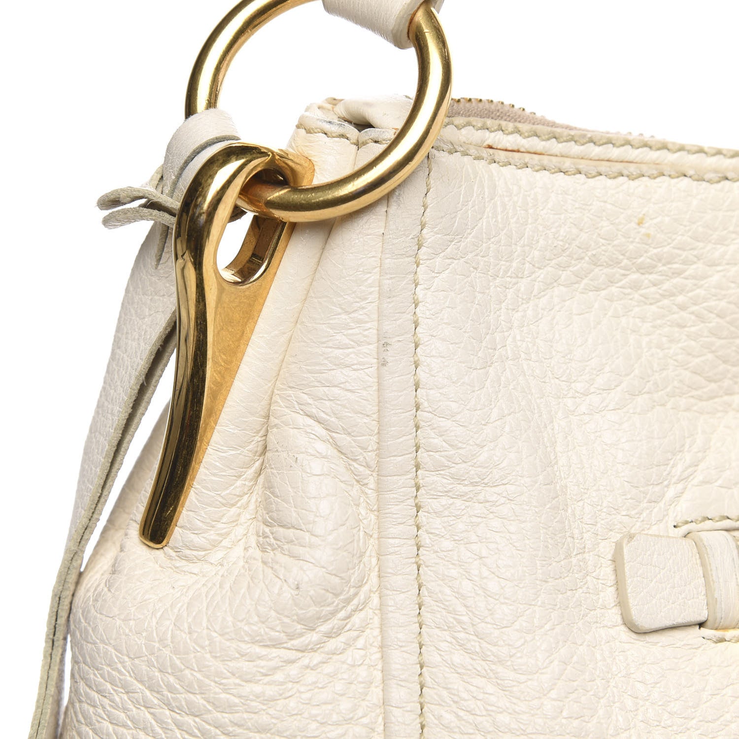 Prada Vitello Daino Hobo Bianco 15 of 17