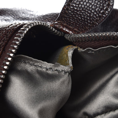 Chanel Caviar Quilted Mademoiselle Satchel Brown 8 of 20