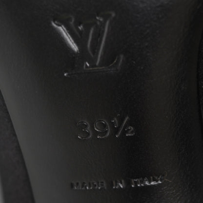 Louis Vuitton Satin Swarovski Crystal Heels 39.5 Black 7 of 10