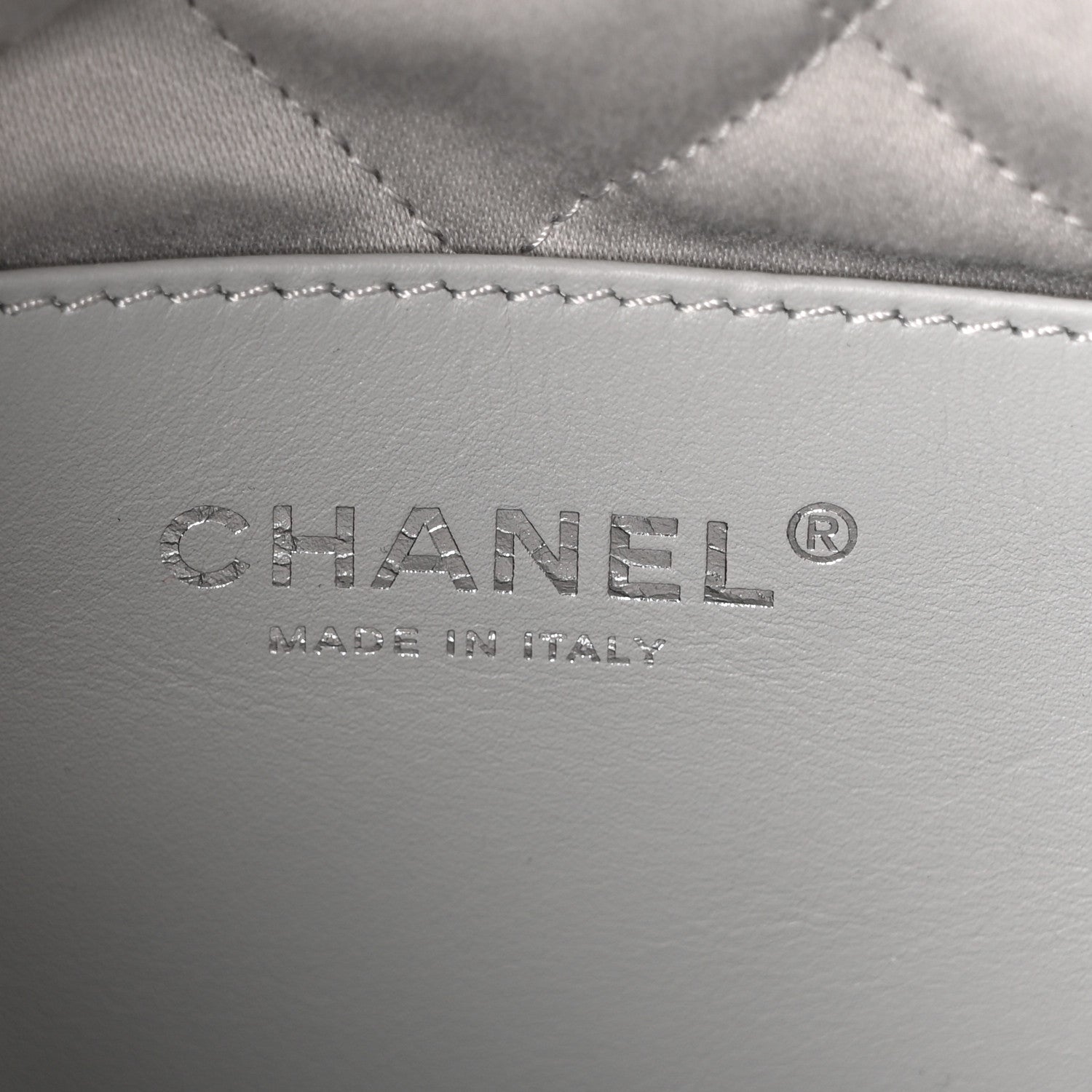 Chanel Metallic Lambskin Quilted Mini Chanel 22 Silvery 6 of 10