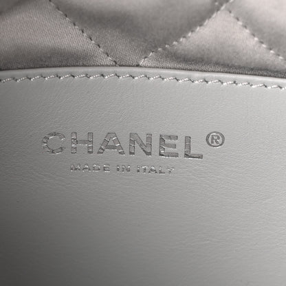 Chanel Metallic Lambskin Quilted Mini Chanel 22 Silvery 6 of 10