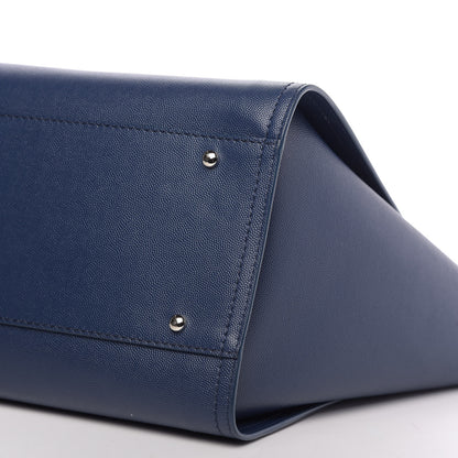 Chanel Caviar Large Studded Deauville Tote Navy 10 of 12