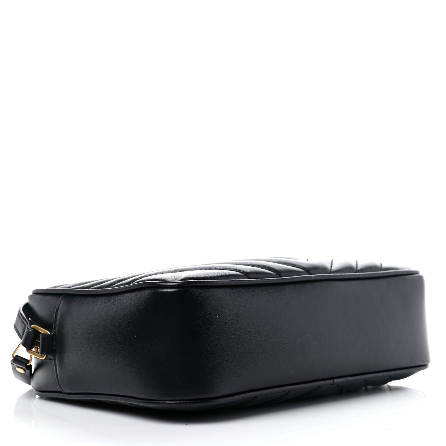 Calfskin Matelasse Monogram Lou Camera Bag Black