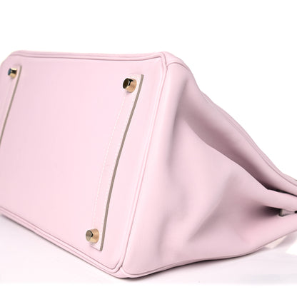 Hermes Swift Birkin 35 Rose Dragee 9 of 24