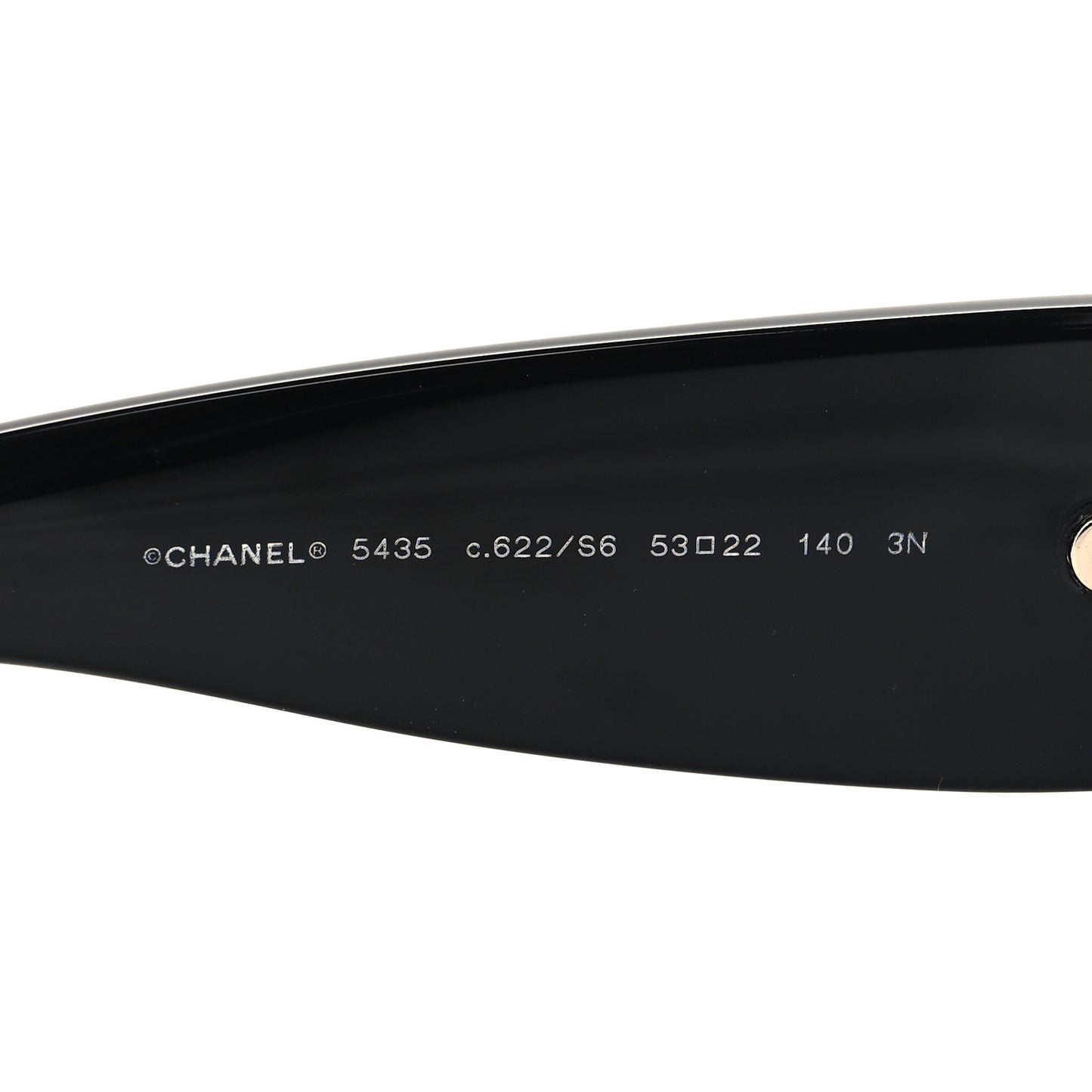Acetate Rectangle Sunglasses 5435 Black
