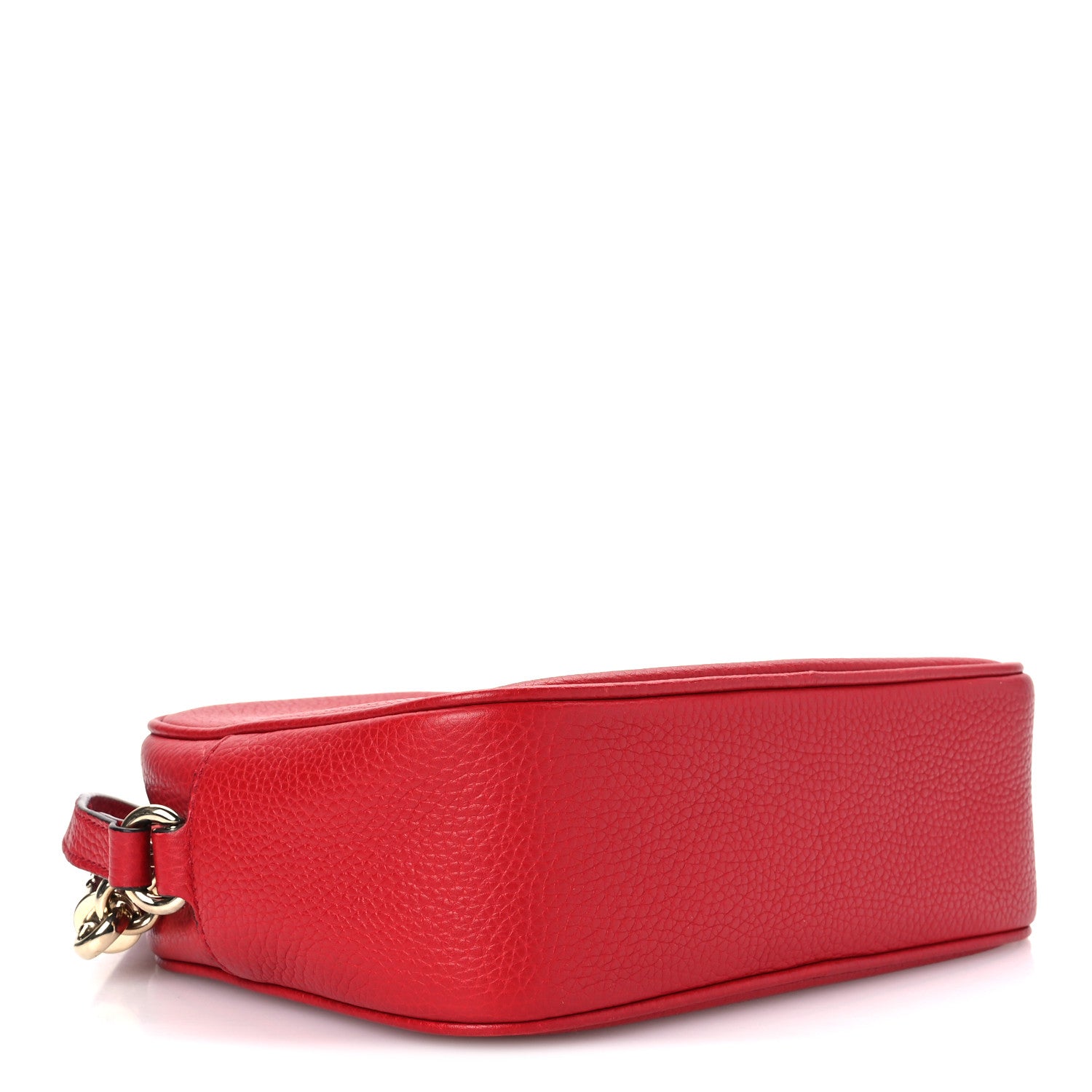 Gucci Pebbled Calfskin Small Soho Disco Bag Tabasco Red 4 of 11