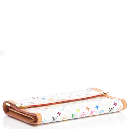 Louis Vuitton Monogram Multicolor Porte Tresor International Wallet White 4 of 7