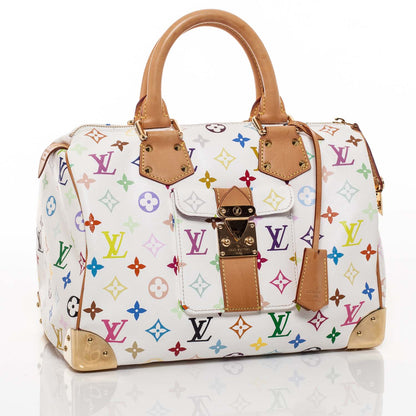 Louis Vuitton Monogram Multicolor Speedy 30 White 1 of 12