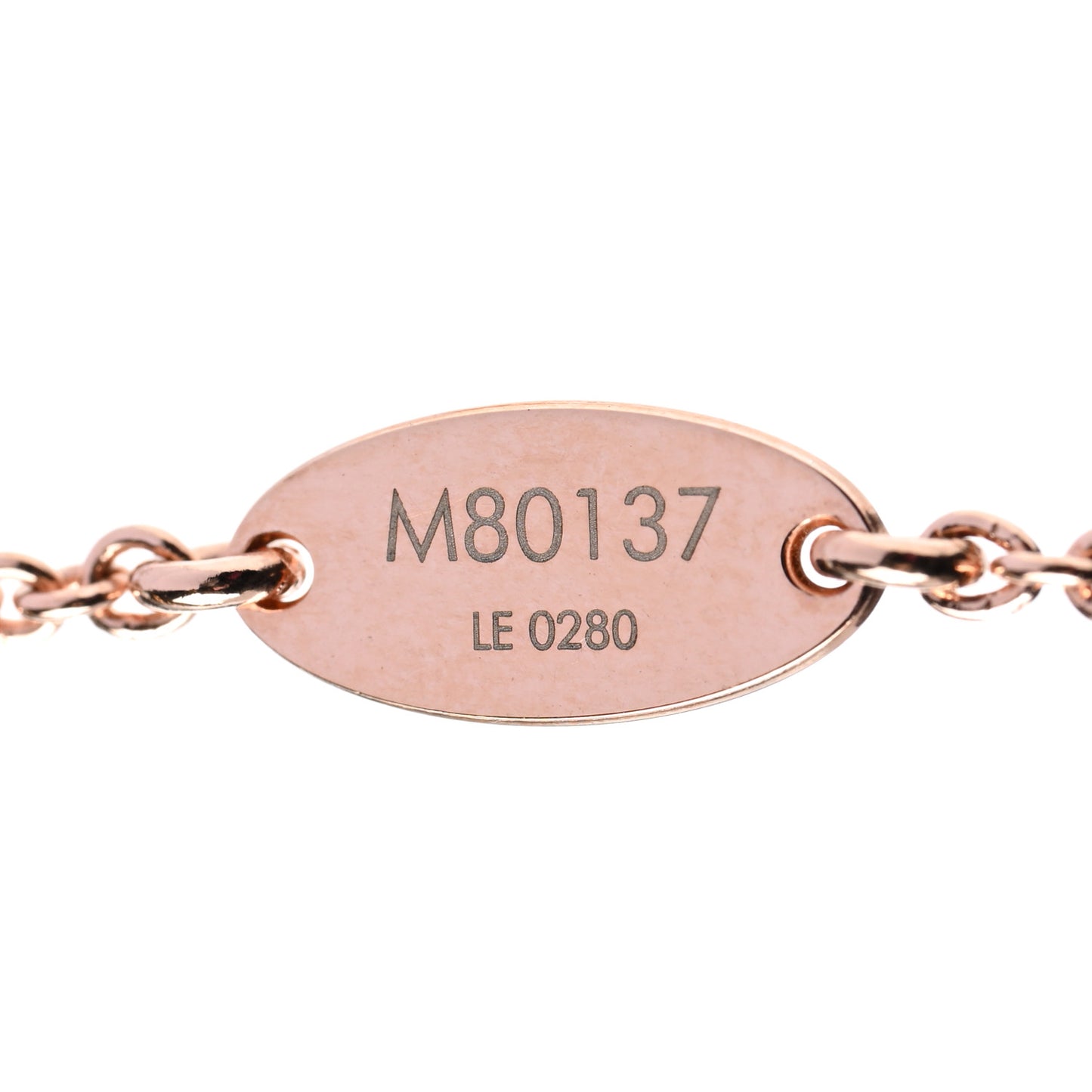 Essential V Necklace Rose Gold