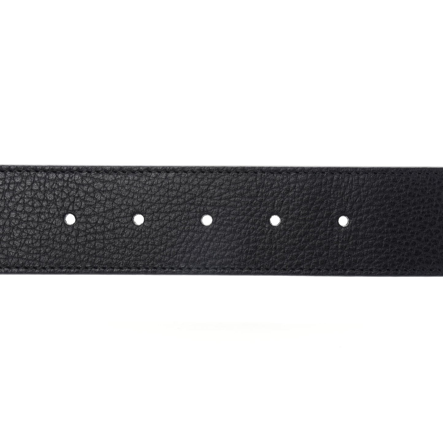 Dollar Calfskin 1973 Reversible Belt 80 32 Black Mineral Blue