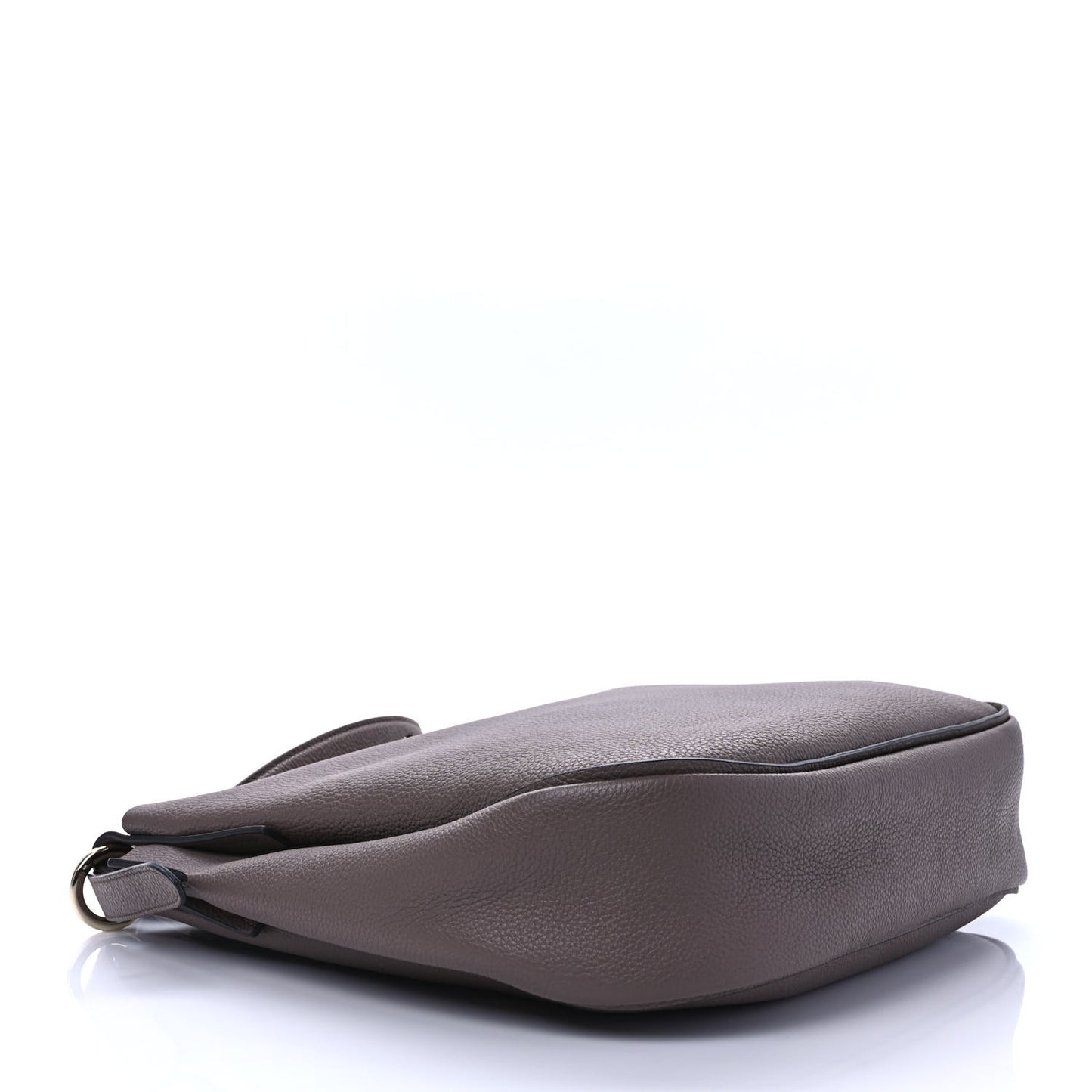 Calfskin Reverse Hobo Gray