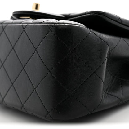 Chanel Lambskin Quilted Mini Square Flap Black 10 of 10