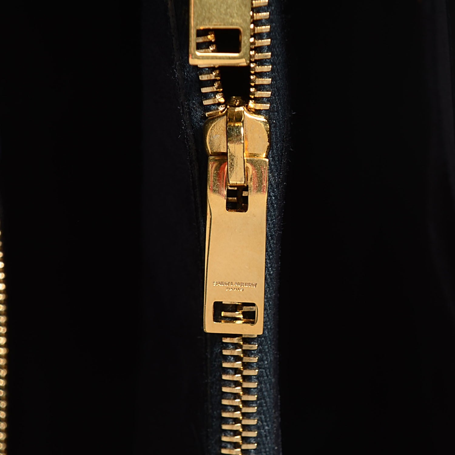 Saint Laurent Calfskin Large Sac de Jour Carryall Navy Blue 8 of 9