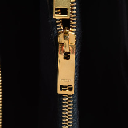 Saint Laurent Calfskin Large Sac de Jour Carryall Navy Blue 8 of 9