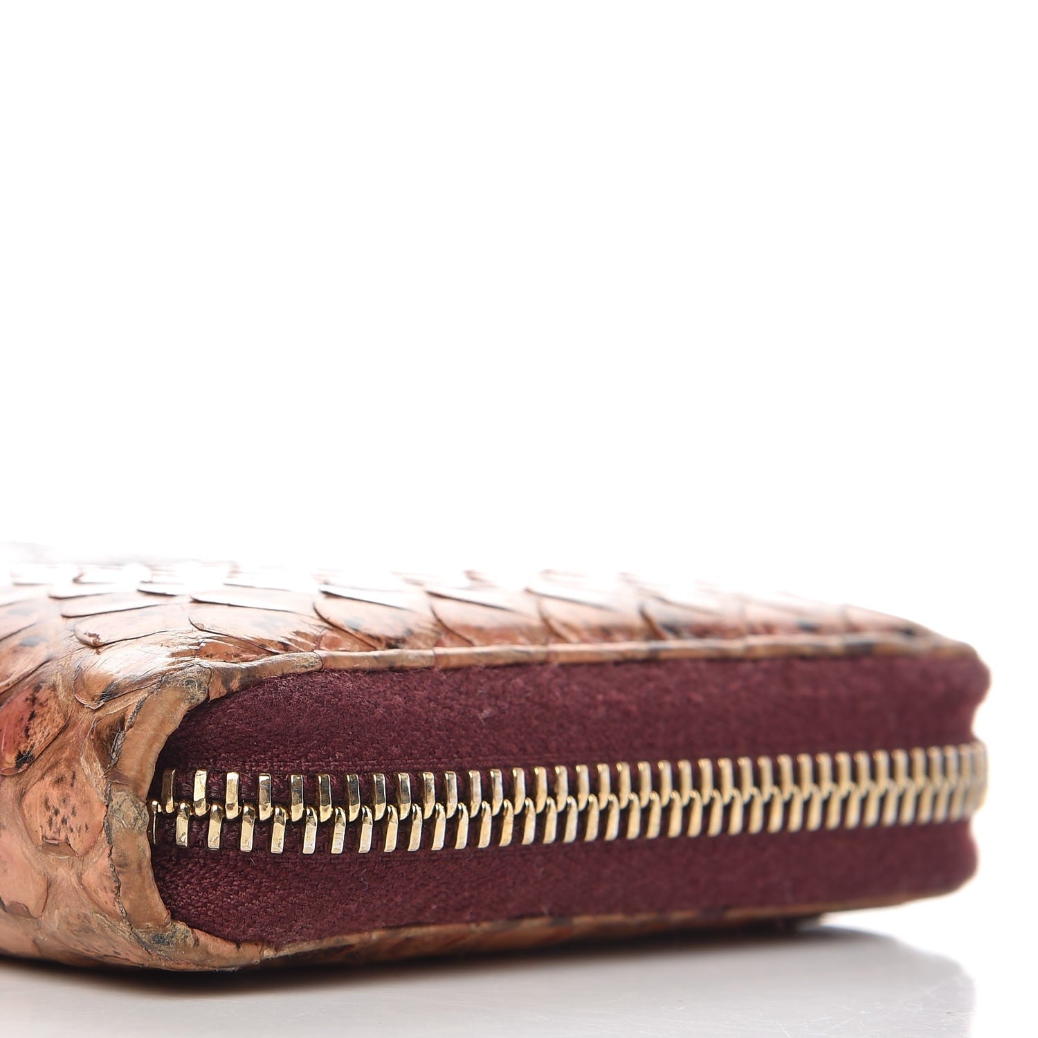 Gucci Python Bamboo Tassel Zip Around Wallet Multi 9 of 10