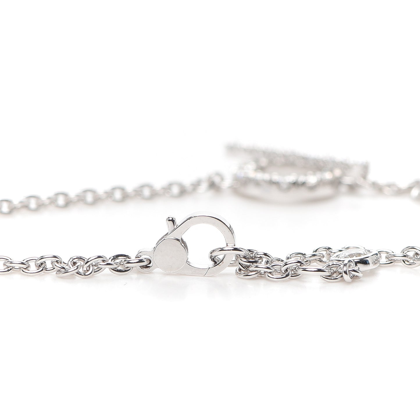 18K White Gold Diamond Finesse Bracelet ST