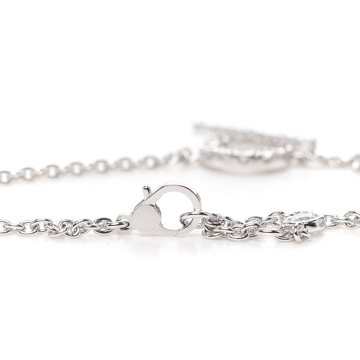 Hermes 18K White Gold Diamond Finesse Bracelet ST 4 of 6