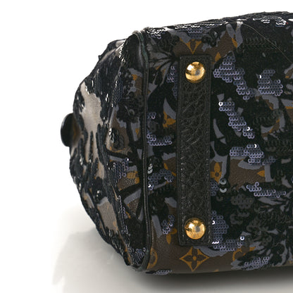 Louis Vuitton Monogram Fleur De Jais Sequins Speedy 30 7 of 11