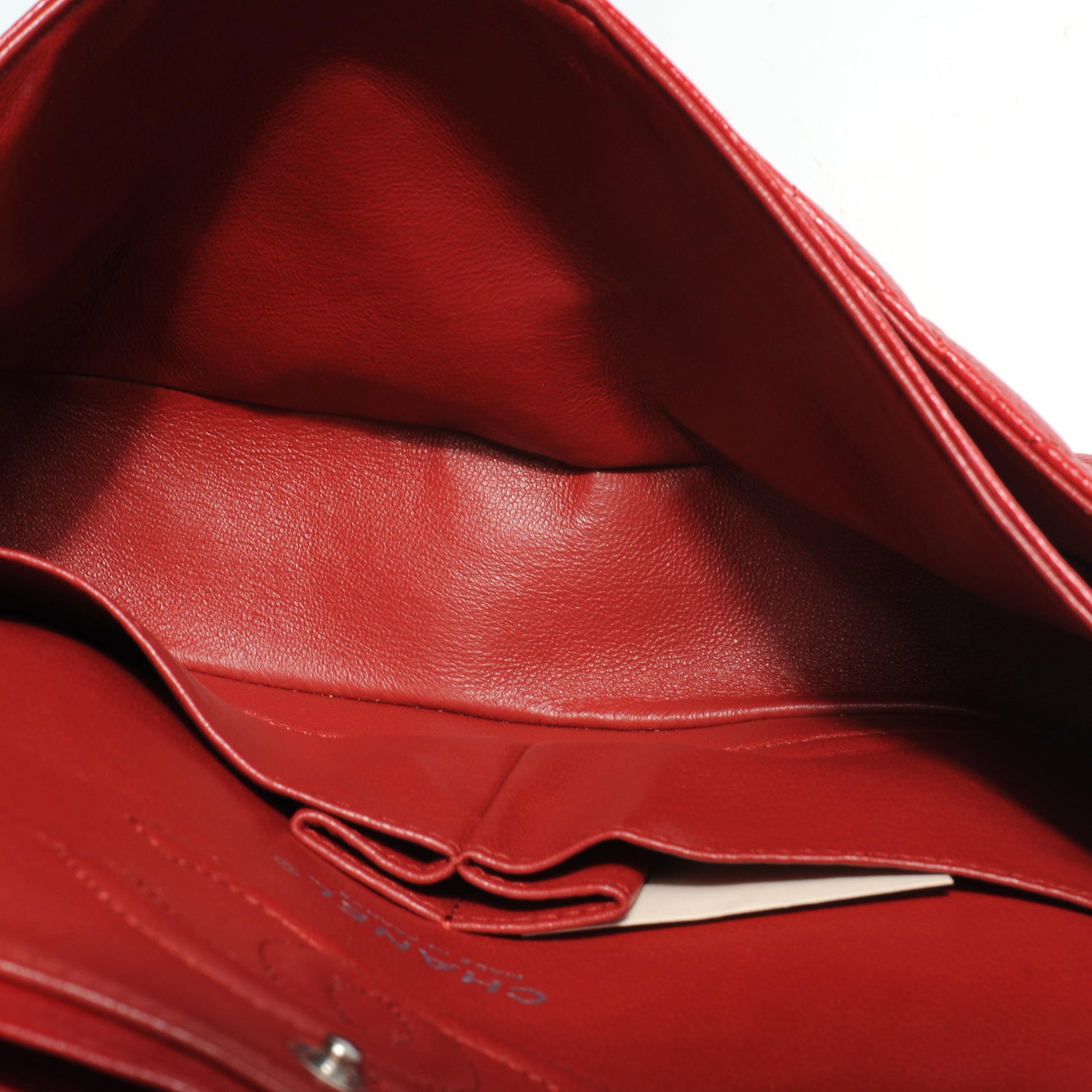 Chanel Caviar Quilted Medium Double Flap Red 10 of 10