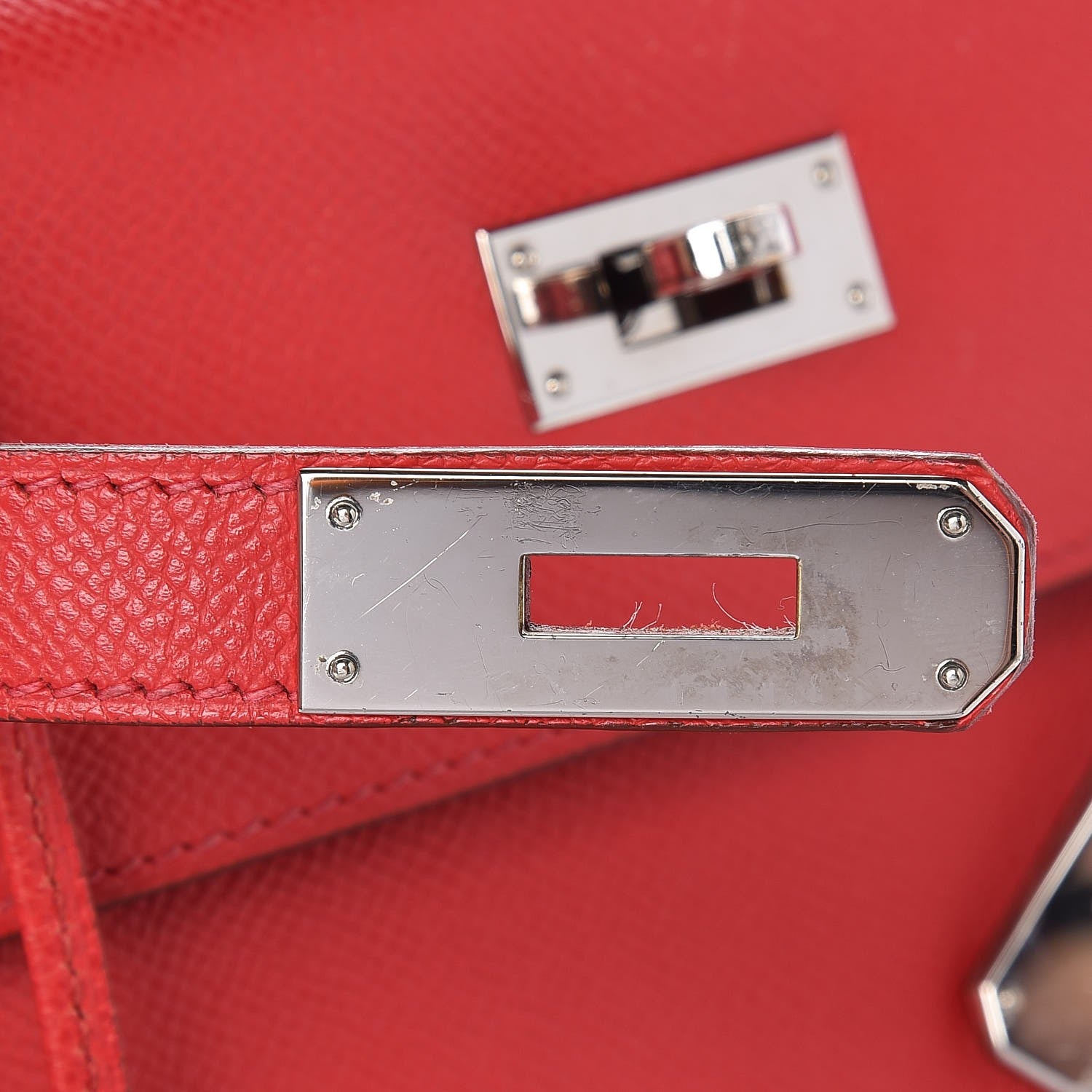 Hermes Epsom Kelly Sellier 28 Rouge Casaque 14 of 35