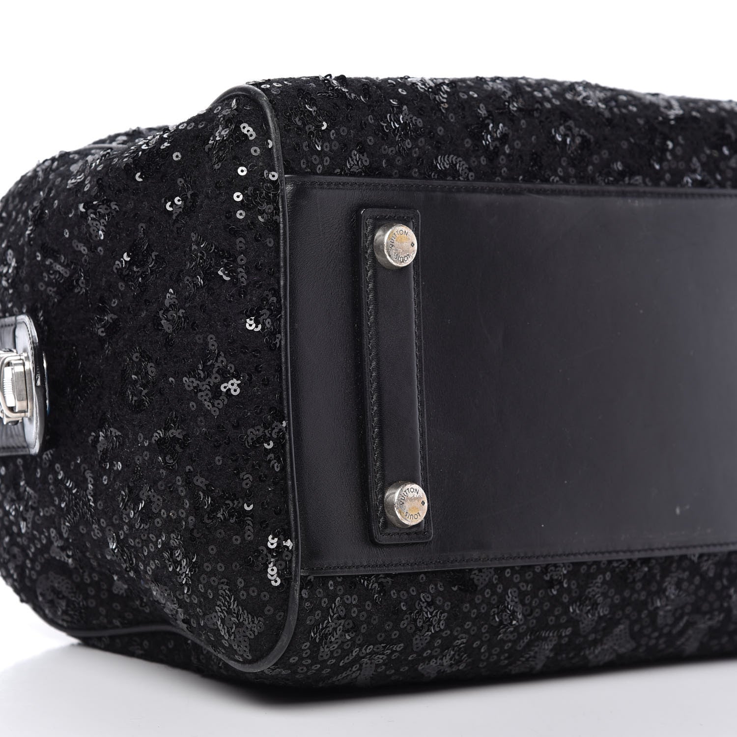Louis Vuitton Sequin Monogram Sunshine Express Speedy Black 6 of 9