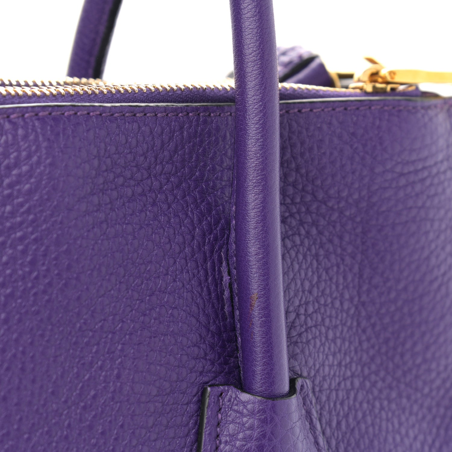 Prada Vitello Daino Tote Viola 10 of 10