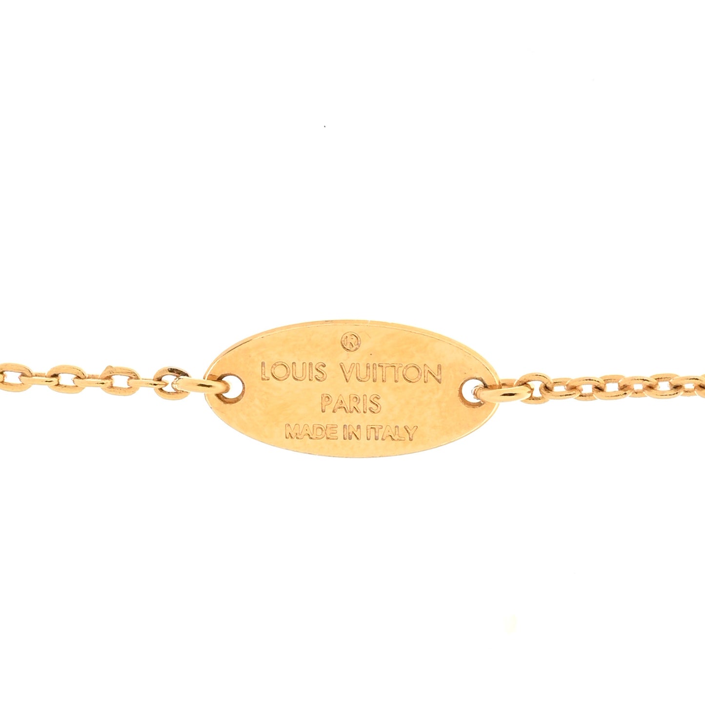 Nanogram Name Tag Necklace Gold