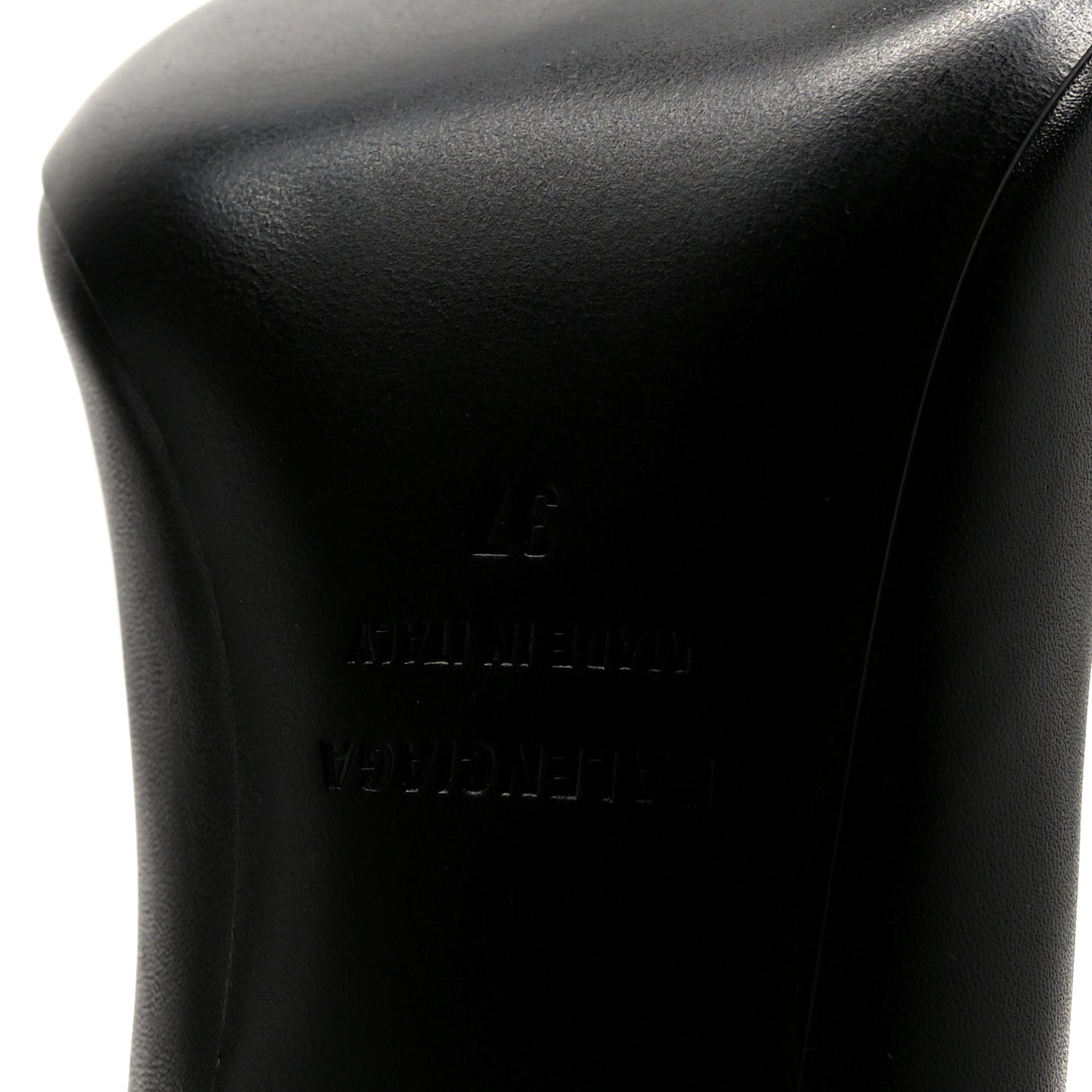 Shiny Soft Calfskin BB Flex 90mm Pumps 37 Black Gold