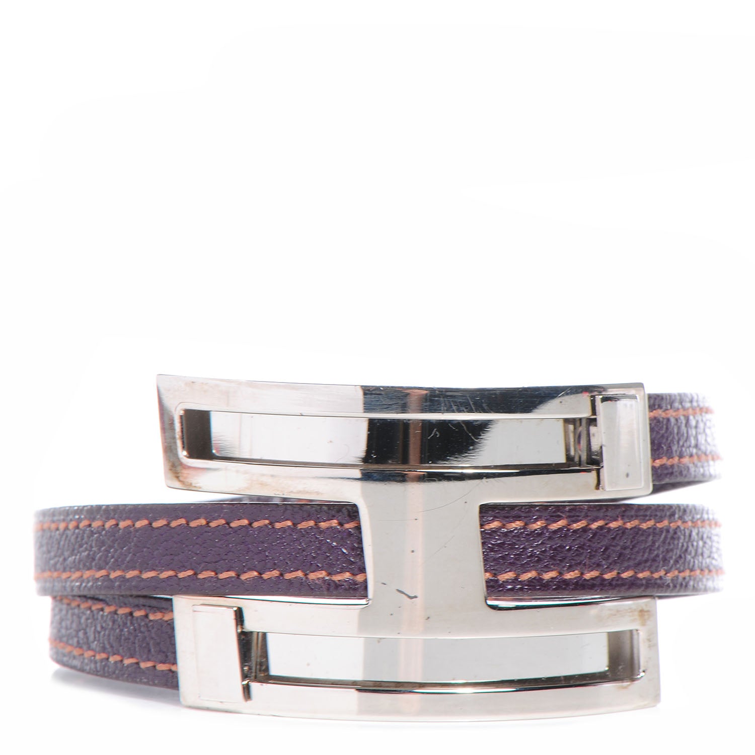 Hermes Chevre de Coromandel Pousse Pousse Bracelet Raisin 1 of 5
