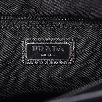 Prada Tessuto Nylon Saffiano Toiletry Case Black 6 of 12