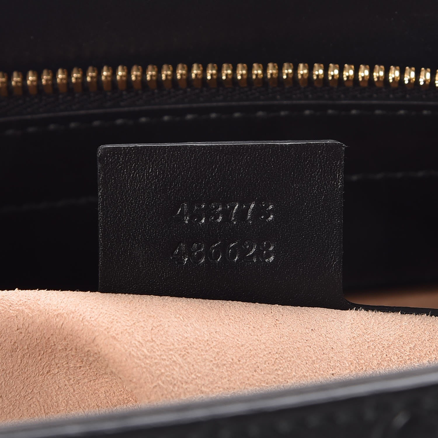 Gucci Guccissima Signature Medium Shoulder Tote Bag Black 7 of 7