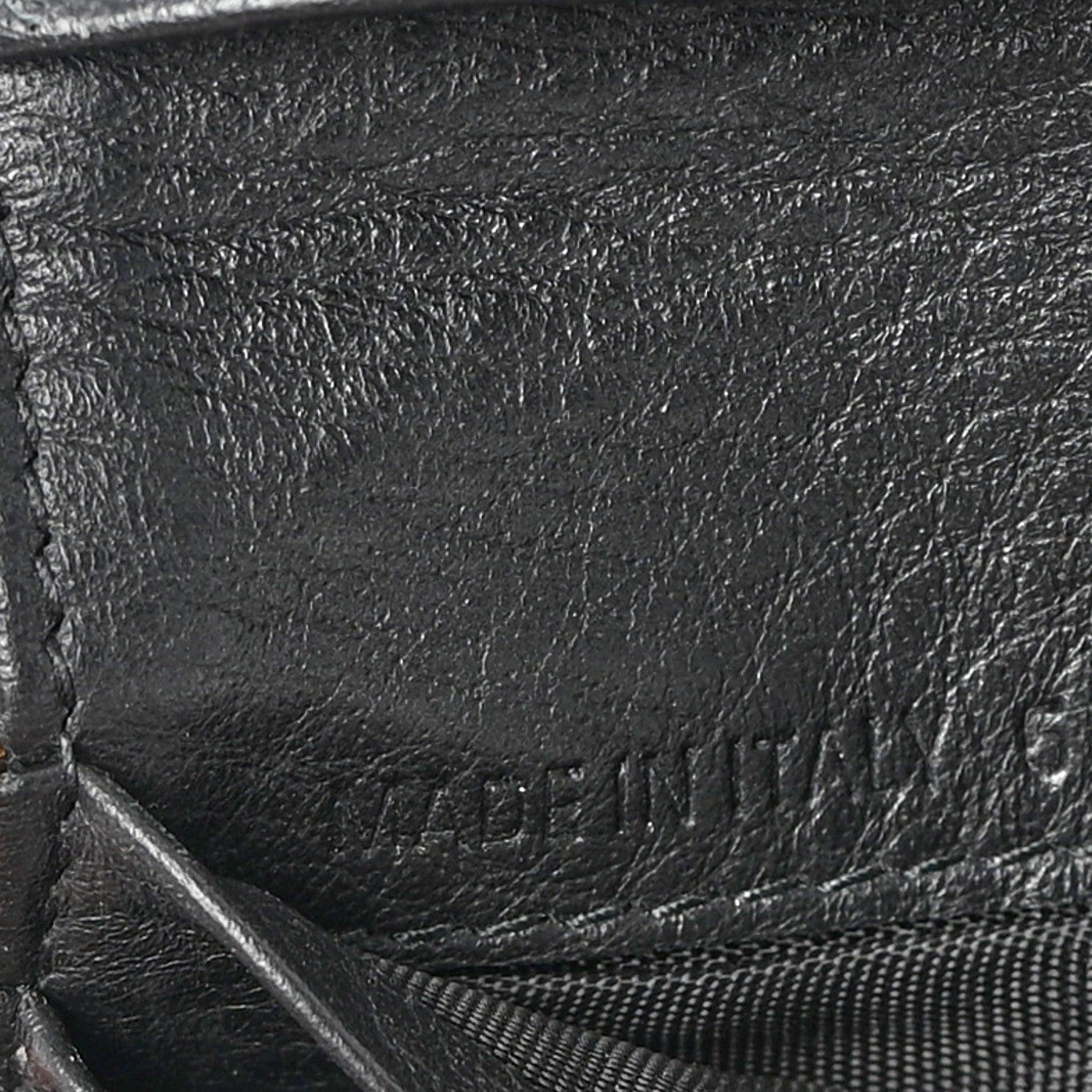Balenciaga Calfskin Logo Zip Around Card Holder Black 6 of 9