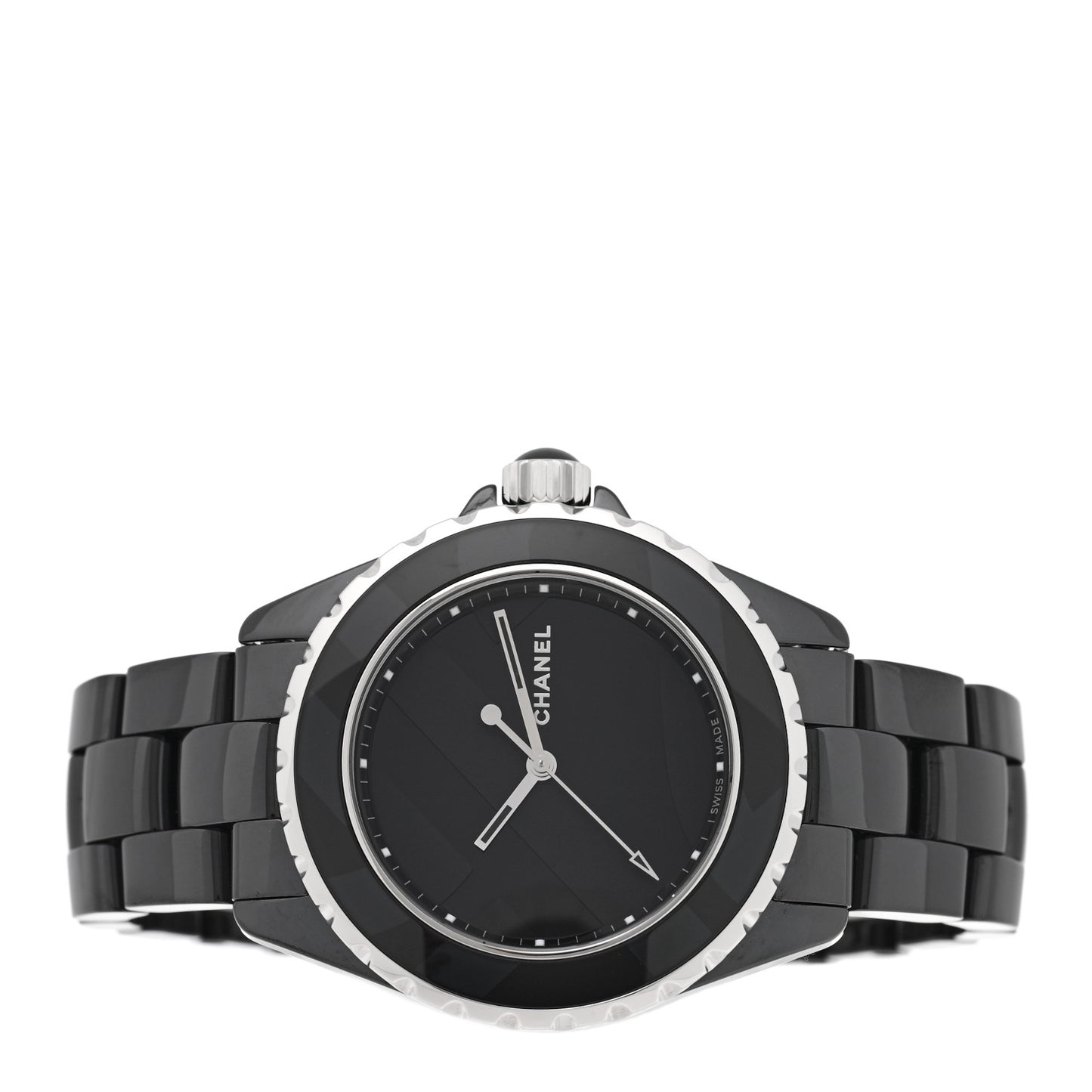 Stainless Steel Ceramic 38mm J12 Untitled Automatic Watch Black