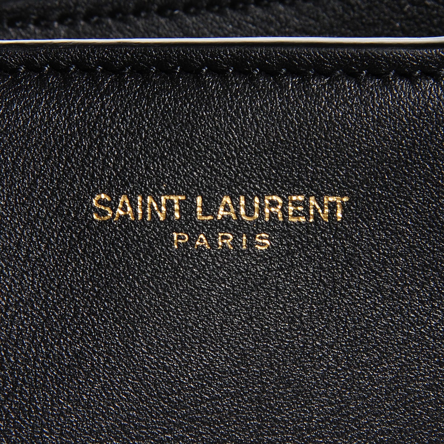 Calfskin Small Monogram Cabas Black