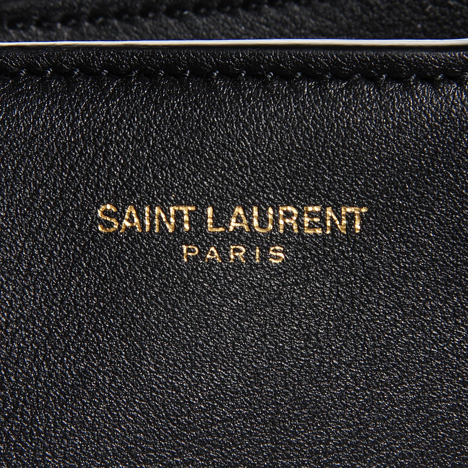 Saint Laurent Calfskin Small Monogram Cabas Black 8 of 10